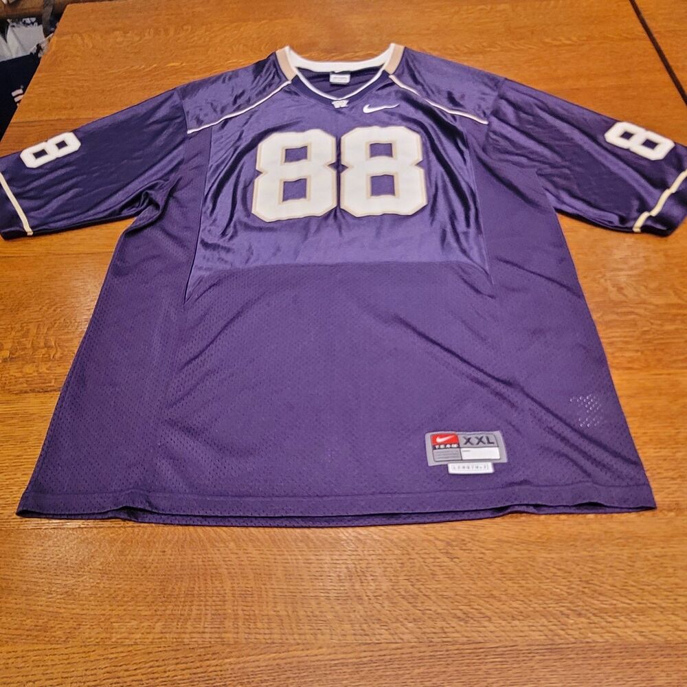 Nike Team Washington Huskies Football Jersey #88 Mens XXL Purple Authentic +2